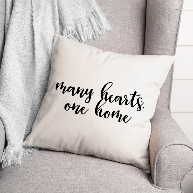 Coussin décoratif noir et blanc