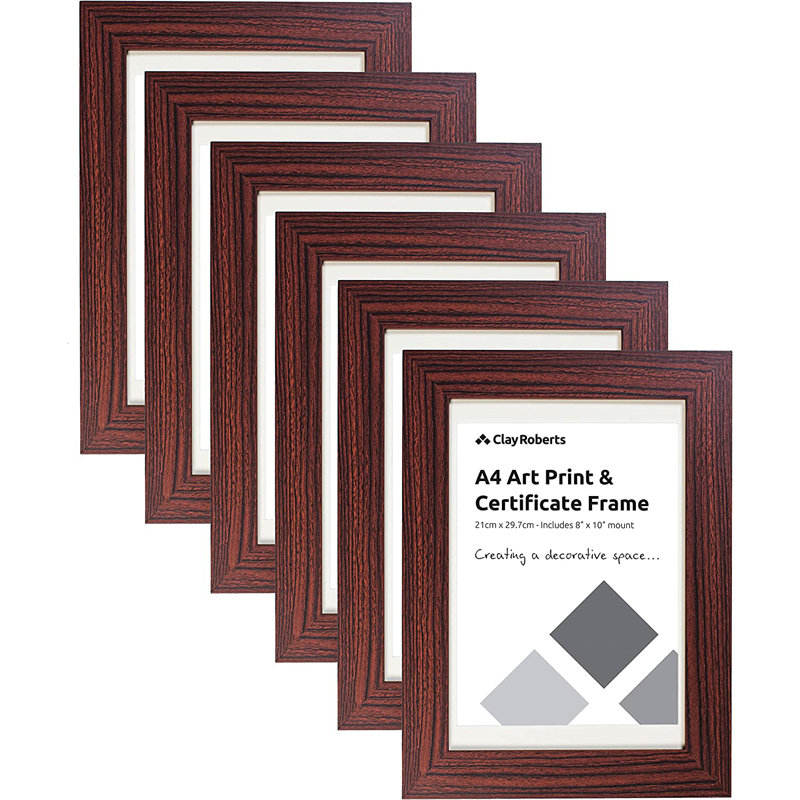 Single Picture Frame - Frames Included: 6, Brown