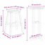 Vidaxl Garden Bar Set 3 Pcs HDPE-117955361