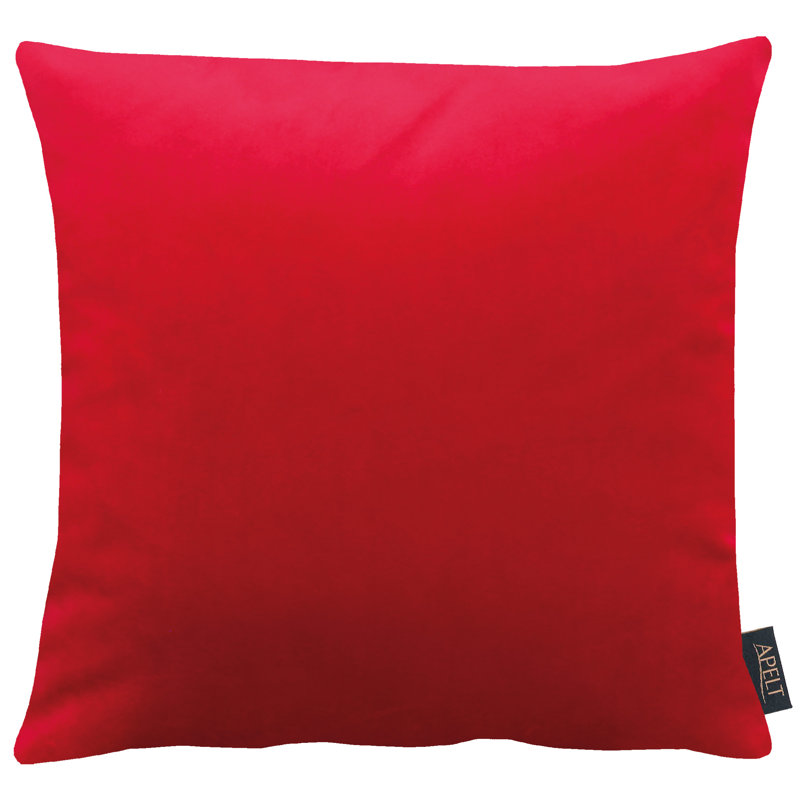 Square Cushion, Red, 45cm H x 45cm W x 5cm D