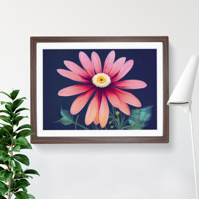 Fine Daisy Flower - Single Picture Frame Painting