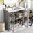 30'' Single Bathroom Vanity with Ceramic Top-185835422
