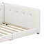 Upholstered Platform Bed With USB Ports-494785485