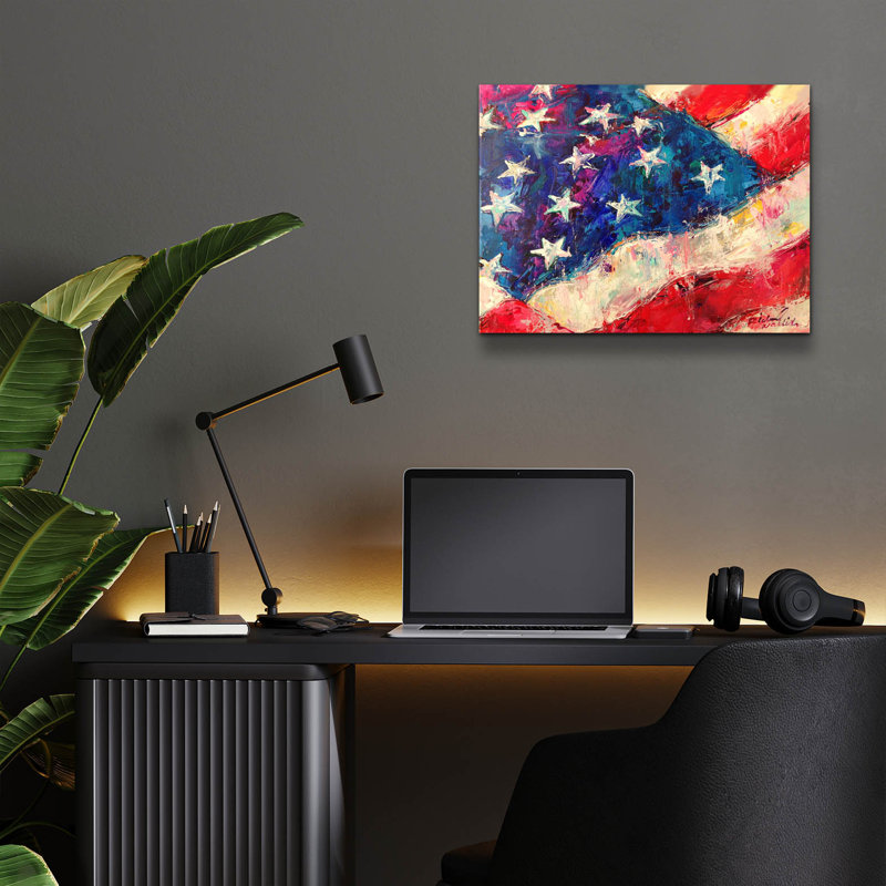 "Artflag" par Richard Wallich, H 12 po x l 16 po x P 0,13 po