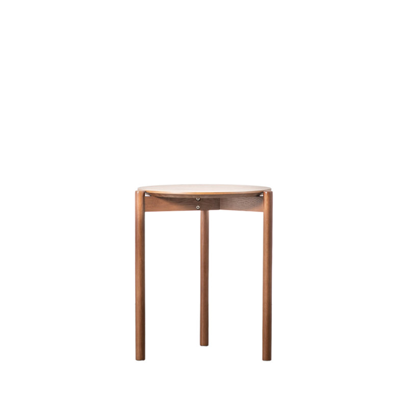 Burley Solid Wood End Table, Dark Wood, Dark Wood