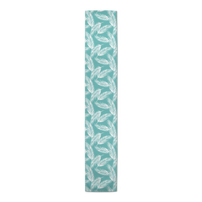 Nature Palm Gray Table Runner
