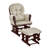 Cleo Wooden Glider and Ottoman-98415155-98415156
