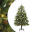 Artificial Hinged Christmas Tree with Cones-334923947-334923950