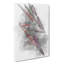 Neon Lightning Bolt In Abstract - Wrapped Canvas-55308269