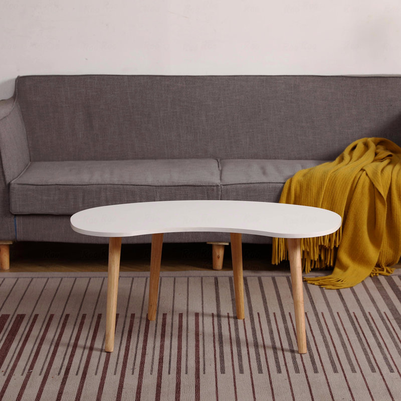 Pieds de table basse en bois massif