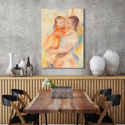 Washerwoman and Child by Pierre-Auguste Renoir - 1 Piece Wrapped Canvas Painting