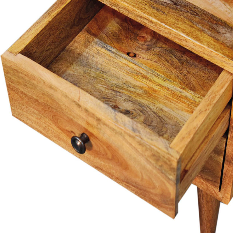 Cashala 12'' W Solid Wood Nightstand