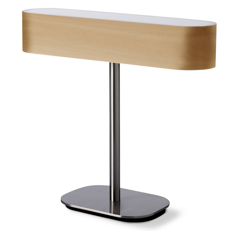 I-Club LED Table Lamp, Natural Beech, 2700K LED