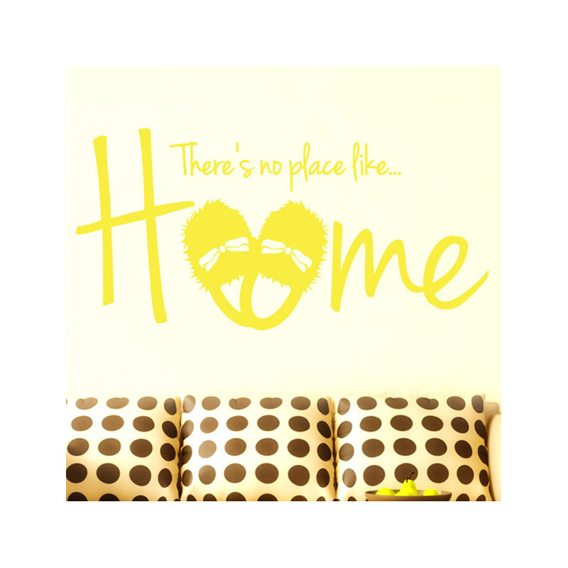 Non-Wall Damaging Wall Decal, Bright Yellow, Medium