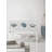 Lage " Bluish-Gray Sea " by Parvez Taj 3 - Pieces Painting Print-62252089