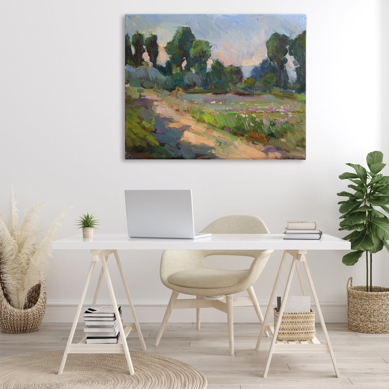Art mural sur toile Idaho Spring Tree Grove par Alexi Fine, H 36 po x l 48 po