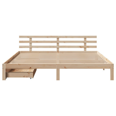 Bed Frame With Drawers Without Mattress