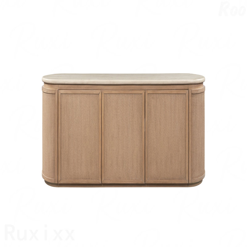 Stone Top & Rope Front Server