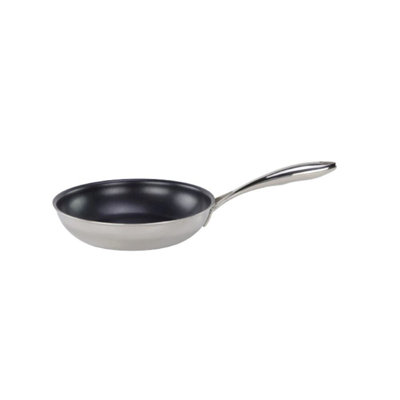 Tuxton Tuxclad Stainless Steel Non Stick 1 -Piece Frying Pan -  RTCH-0801