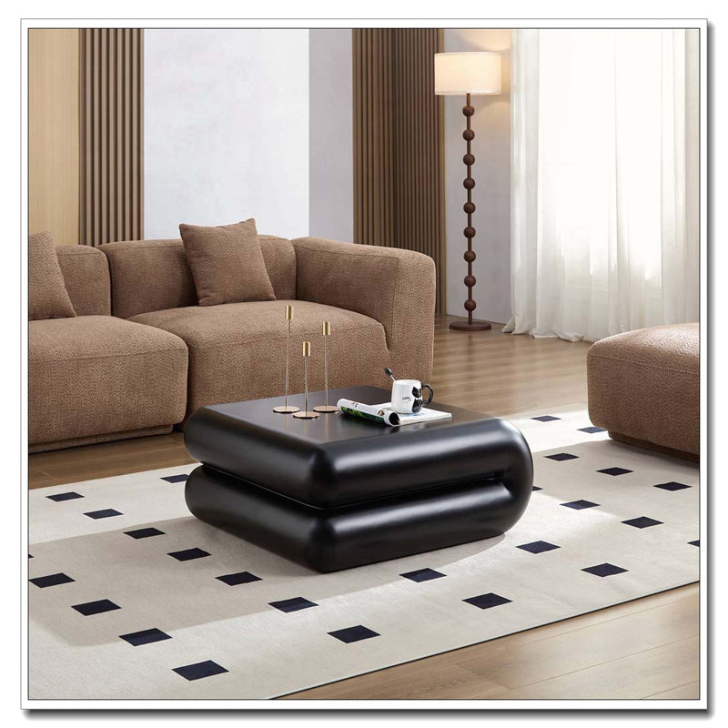 Table basse en fibre de verre FRP, Noir