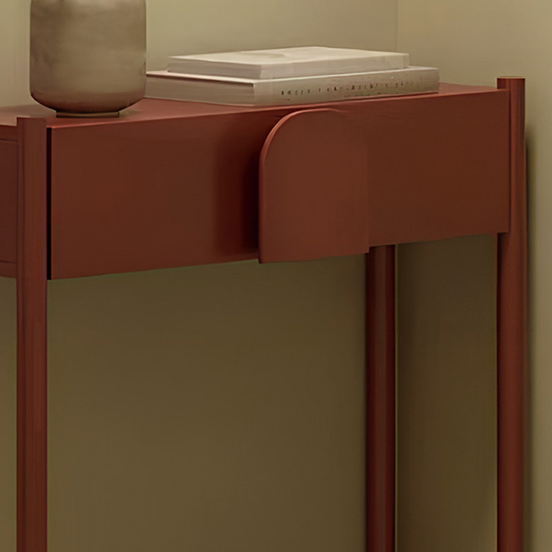 Mid-Century Modern Solid Wood Console Table, 33.5" H x 47.2" W x 13.8" D