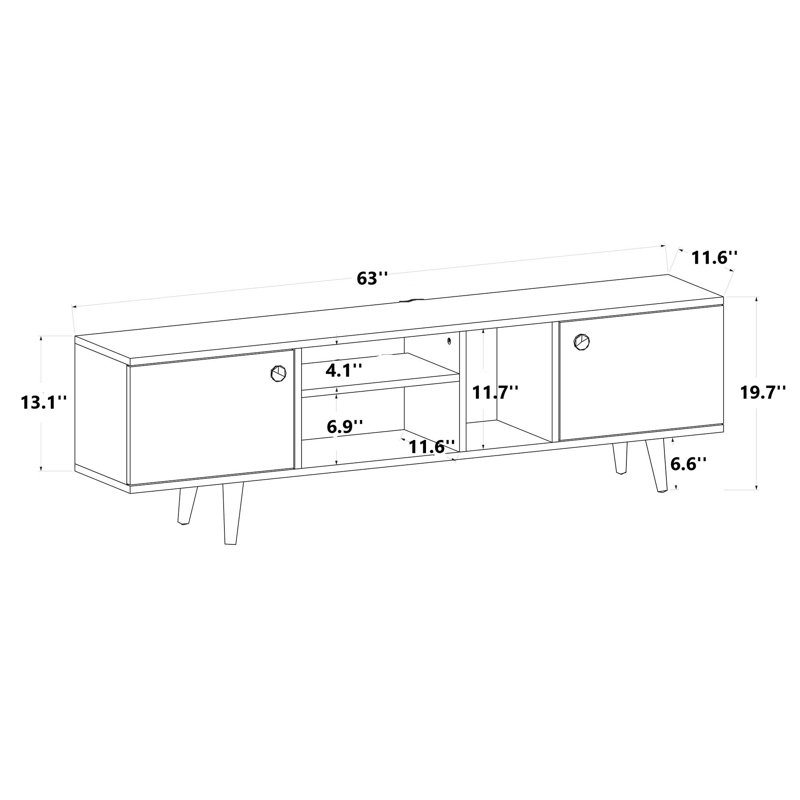 Unfinished TV Stand for TVs up to 48"