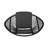 Contemporary Basket Chair For Outdoor Enjoyment - Grey, Iron + Plastic, 29.12 In. Tall, 22.97 Wide, 36.05 Deep, 11.61 Lb, Assembly Required Elegant Areas Steel