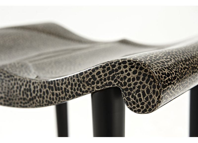 Vanucci Eclectics Solid Wood Stool