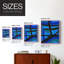 Impression sur toile «Invontract Blues I» - bois massif-1523887780-1523887783