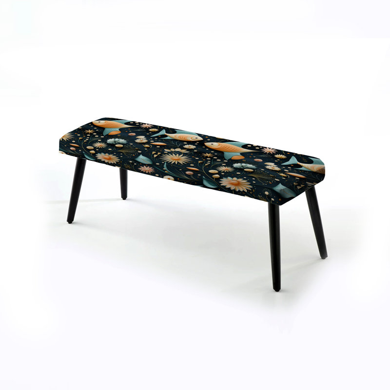 Banc noir éclectique Black Fish Coastal Eclectic