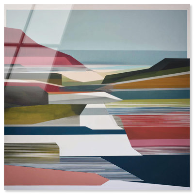 Beauty of a Geometric I Acrylic Print Modern Wall Decor by Art Remedy, Ready to Hang, 20 x 20
