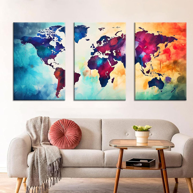 3 Piece Wrapped Canvas Print