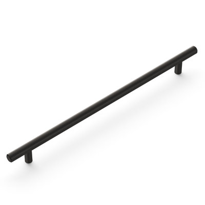 Bar Pulls Collection Pull - 10-1/16" Center to Center Cabinet Pull Brushed Black Nickel - Contemporary, Minimalist Hardware for Drawers & Cabinets