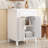 Single 24'' Bathroom Vanity With Ceramic Top-1844762474