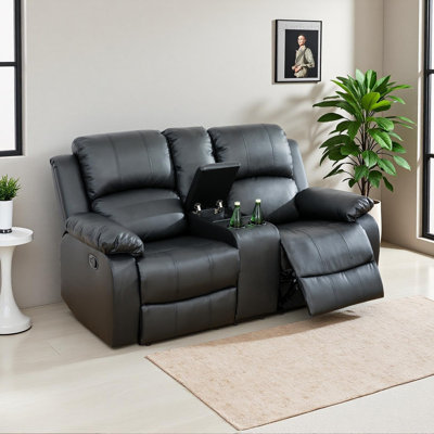 Canapé inclinable 69 po en cuir Vegan