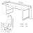 Premium Smoked Wood Veneer Desktop Desk-1806523333
