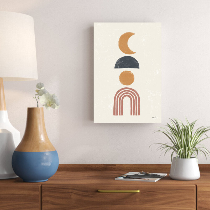 «Minimalist Boho I» par Moira Hershey, impression sur toile tendue, H 18 po x l 12 po