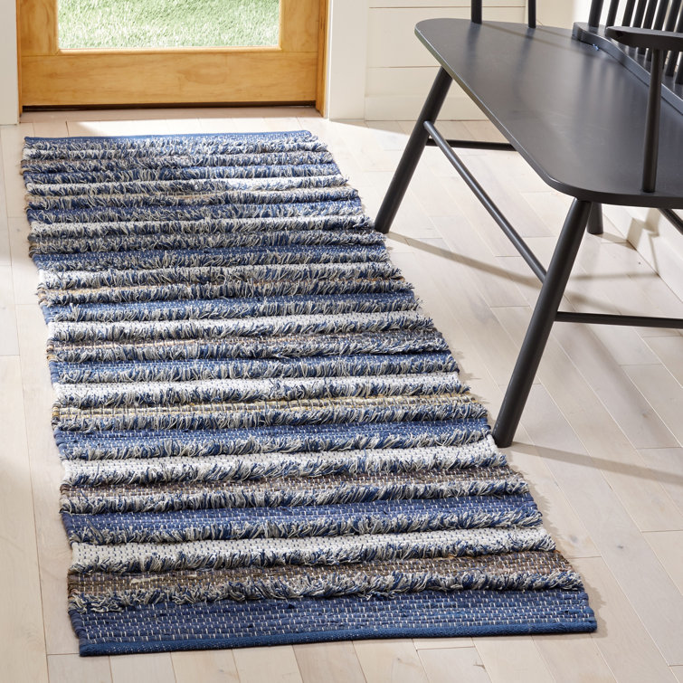 Monaca Hand Woven Cotton Striped Rug