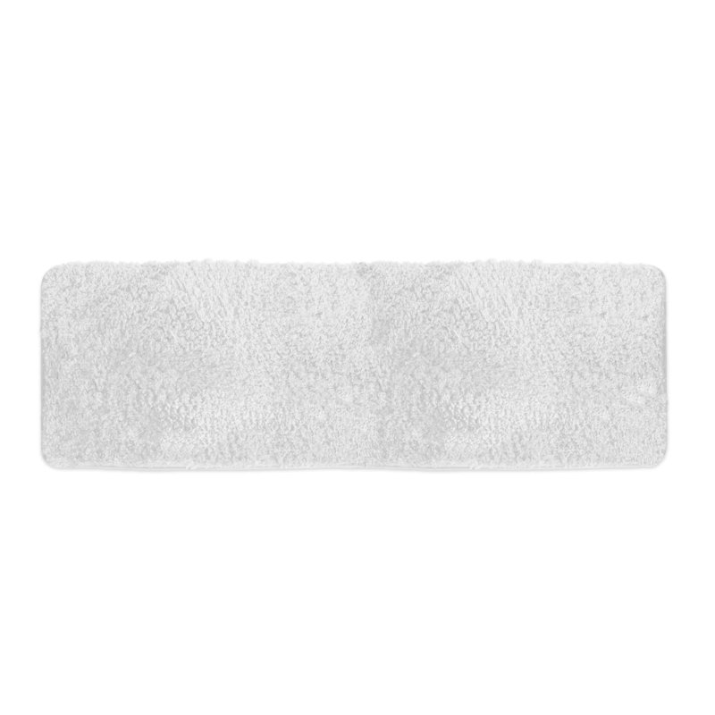 Tapis pour salle de bain Eiliyah, L 20 po x L 26 po, Blanc