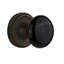 Classic Rosette with Black Porcelain Door Knob-769576254-769576390