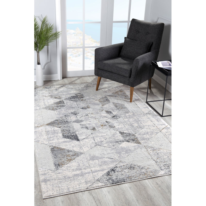 Bompadre Geometric Indoor Rug, Rectangle 3'9" x 5'6"