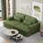 Boneless 93" Upholstered Square Arm Deep Seating Sleeper Sofa-995146182
