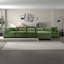 Canapé modulaire en velours vert olive Hayward-1445208177
