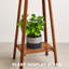 Tilsworth Tall Natural Bamboo Tall Plant Stand 3 Tier Shelf Plant Holder Home Furniture