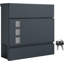 Roumen Metal Wall Mounted Post Box-1579490390