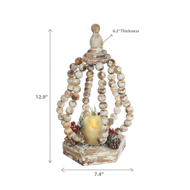 Lanterne ouverte Led Wood