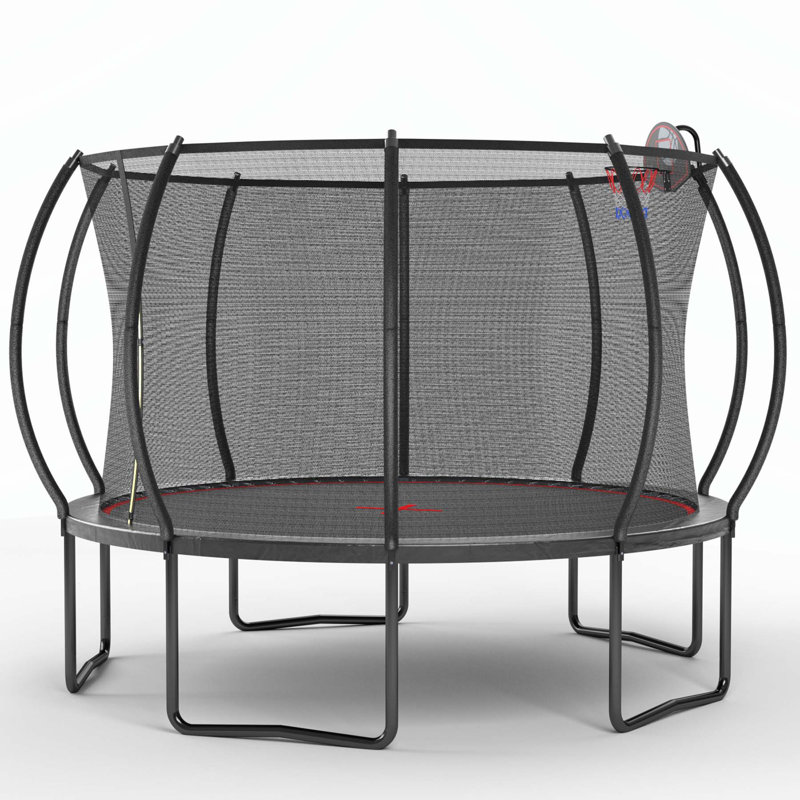 Trampoline d'extérieur durable et polyvalent pour le plaisir et la sécurité des enfants
