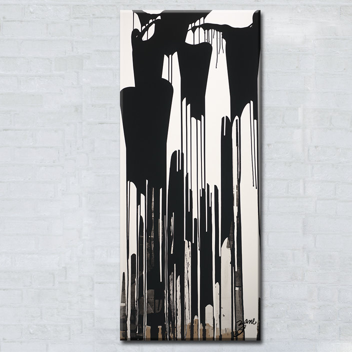 by Zane - Wrapped Canvas Painting Print, 24" H x 12" W x 1.5" D