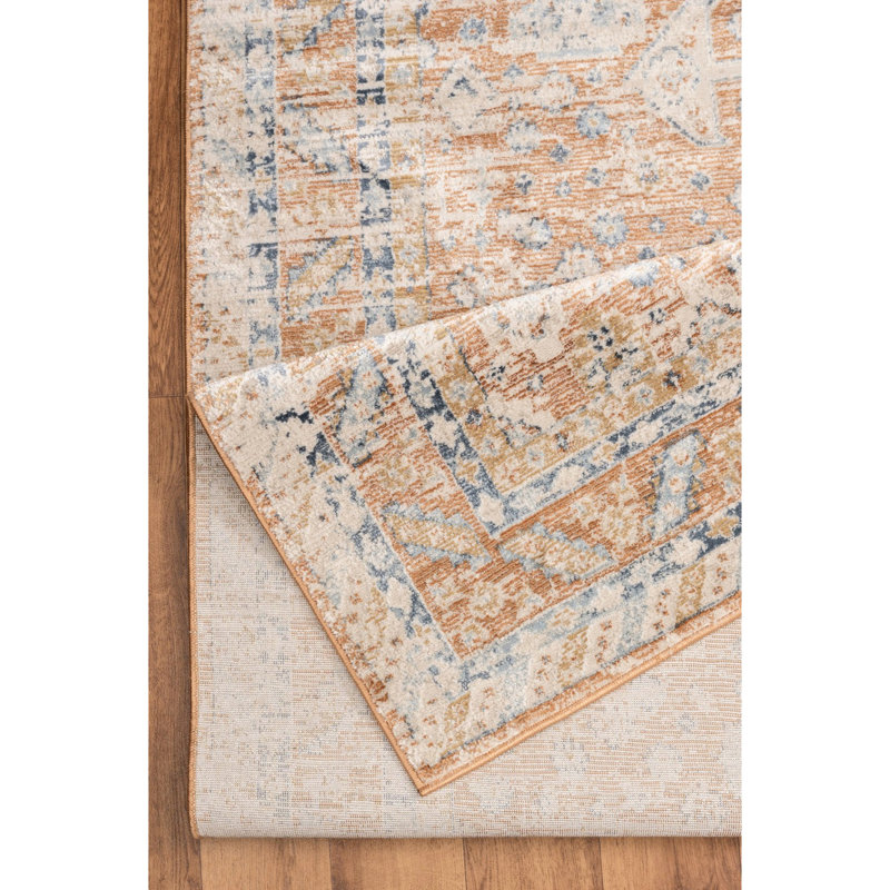 Rust Area Rug 2ft X 3ft - , Low Maintenance Home Furnishing Carpet , Stylish And Stain-, Rectangle 2' x 3'