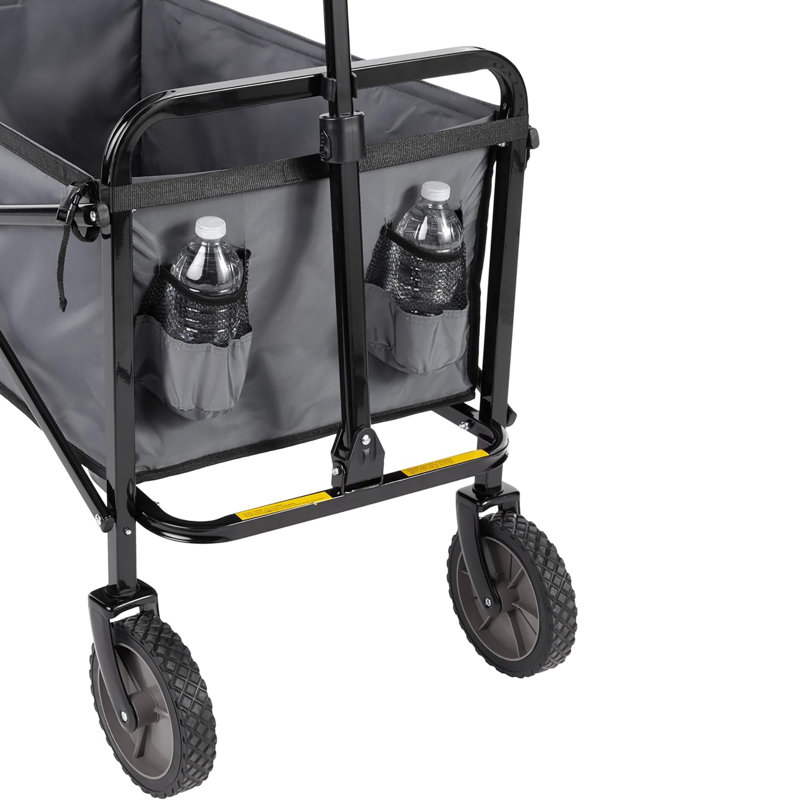 Wagon pliant pliant pour le jardin, Gris